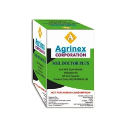Agrinex Soil Doctor 40 Capsules(Rapid N-P-K-pH Soil Testing Kit)